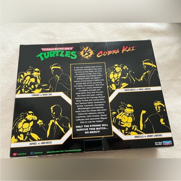 Teenage Mutant Ninja Turtles Vs Cobra Kai Michelangelo Vs Daniel Larusso - Picture 2 of 6